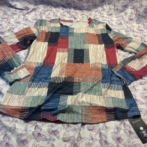 🫟Women's Patchwork Long Sleeve Top